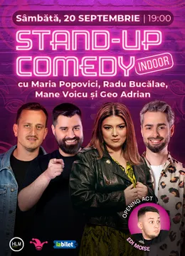The Fool: Stand-up comedy cu Maria Popovici, Radu Bucălae, Mane Voicu și Geo Adrian