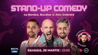 The Fool: Stand-up comedy cu Bordea, Bucălae și Alex Dobrotă