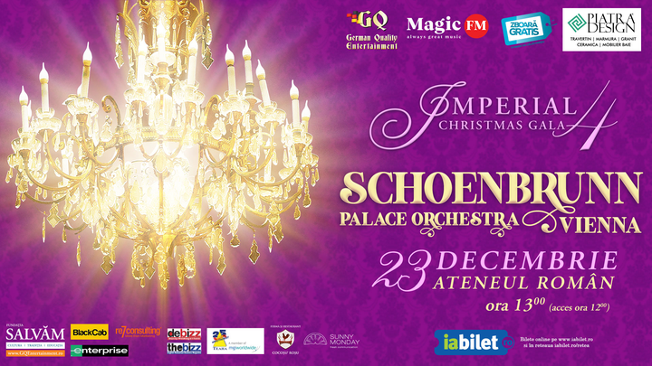 Schoenbrunn Palace Orchestra Vienna si Magia Crăciunului la Ateneul Român - ora 13:00