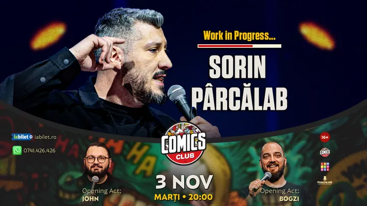 Sorin Pârcălab - Work in Progress la ComicsClub!