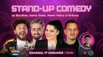The Fool: Stand-up comedy cu Bucălae, Ioana State, Mane Voicu și Drăcea