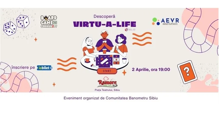 Sibiu: Premieră joc Banometru - Virtu-a-life - Boardgame