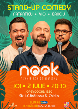 Chitila: Stand-up comedy cu Vio, Natanticu și Banciu