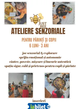 Hai la joacă senzorială cu Just Bee!
