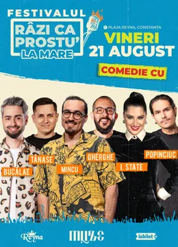 Festivalul de comedie - Razi ca prostu' la mare 2026 | Acces VIP 21.08