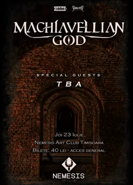 Machiavellian God — live la Nemesis Art Club