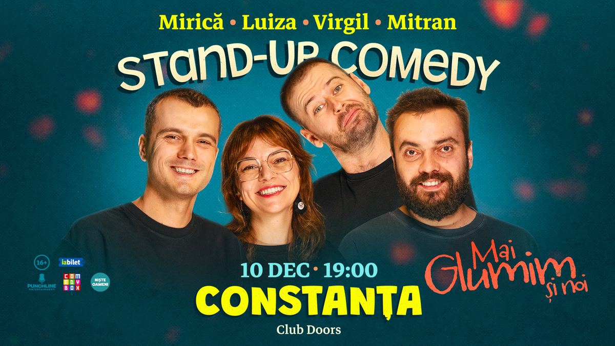 Stand-up comedy cu Mirică, loana Luiza, Virgil Ciulin și Mitran | Mai glumim și noi