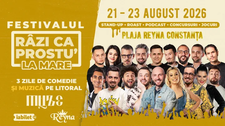 Festivalul de comedie - Razi ca prostu' la mare 2026 | Acces General