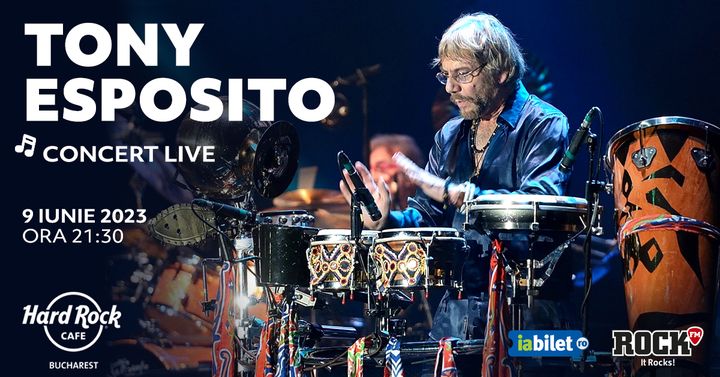 Concert Tony Esposito pe 9 iunie, la Hard Rock Cafe