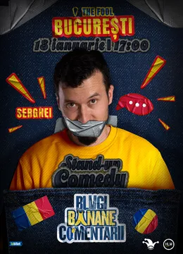 The Fool: Stand-up politic cu Serghei - Blugi, banane, comentarii…