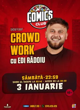 CrowdWork cu Edi Rădiu la ComicsClub!