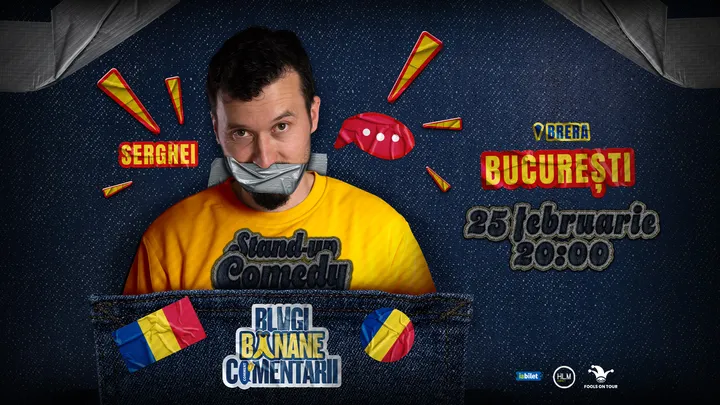 Stand-Up politic cu SERGHEI - "Blugi, banane, comentarii"