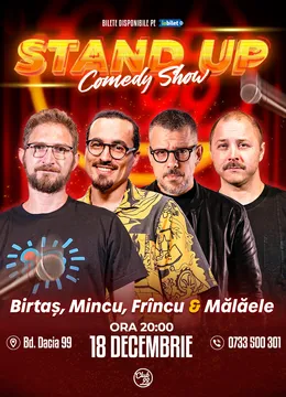 Stand-up Comedy cu Birtaș, Mincu, Frîncu & Mălăele la Club 99