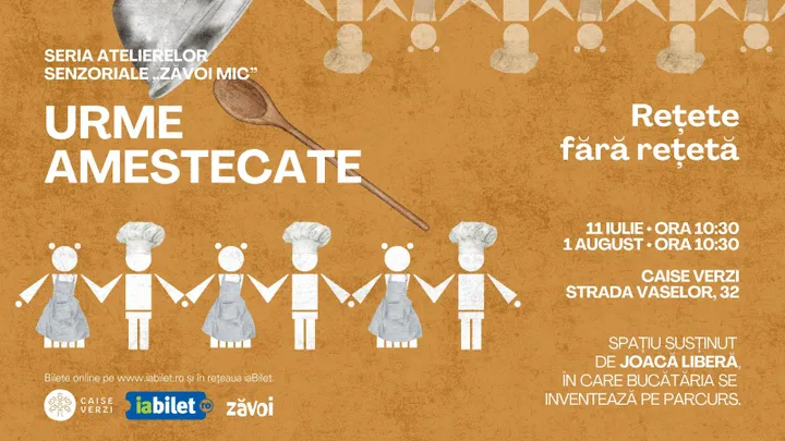 Seria Atelierelor Senzoriale „Zăvoi Mic" • Urme Amestecate