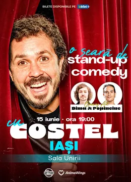 Iasi: O seara de stand up comedy cu Costel