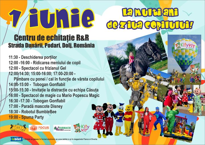 Podari: 1 IUNIE - La multi ani, de ziua copilului!