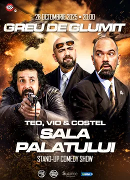 Stand-up comedy cu Teo, Vio si Costel @ Sala Palatului