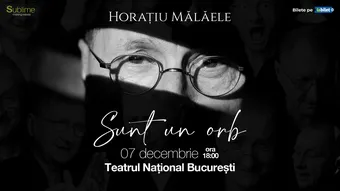 Bucuresti: Horatiu Malaele - Sunt un Orb @ TNB - ora 18:00