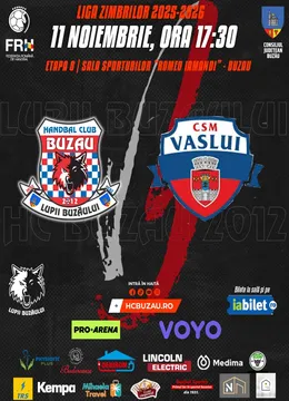 Buzău: HC Buzău vs. CSM Vaslui