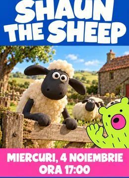 Shaun the Sheep - Proiecție în cadrul BKFF la Cinema Europa