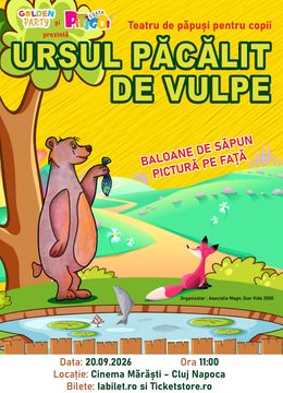 Cluj-Napoca: Ursul Pacalit de Vulpe