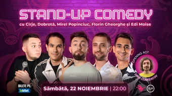 The Fool: Stand-up comedy cu Cîrje, Dobrotă, Mirel Popinciuc, Florin Gheorghe și Florentin Păune