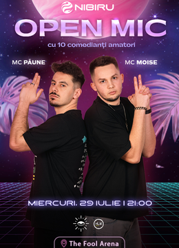 Costinești: The Fool Arena - Open Mic: MCs Păune & Moise