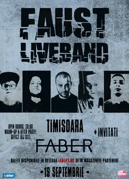 Timisoara: Faust x Live Band - Concert @ FABER |19 Septembrie