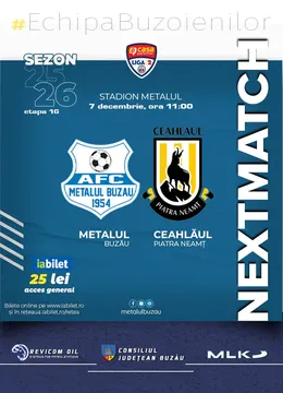 Metalul Buzău – Ceahlăul Piatra Neamț