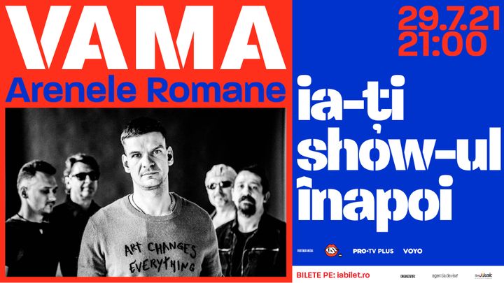 VAMA la Arenele Romane pe 29 iulie