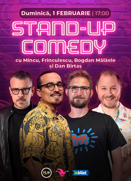 The Fool: Stand-up comedy cu Mincu, Frînculescu, Bogdan Mălăele și Dan Birtaș
