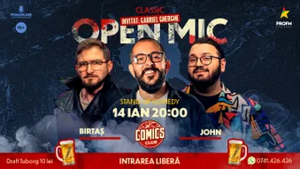 Stand-up Comedy OpenMic la ComicsClub!