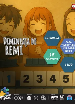 Timisoara: Seară de Remi x Game ON! Festival - Competiție cu tradiție