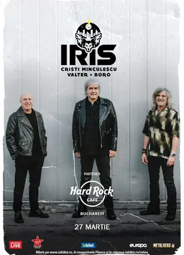 Concert IRIS - Cristi Minculescu, Valter si Boro la Hard Rock Cafe