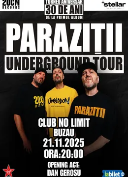 Buzau: Paraziții @ Underground Tour