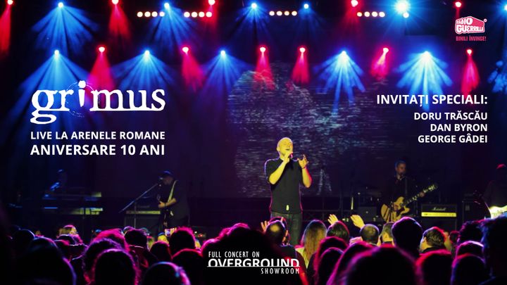 Overground Showroom: Concertul aniversar Grimus – 10 ani