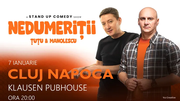 Cluj-Napoca: Stand-up Comedy - Dan Tutu si Cristi Manolescu