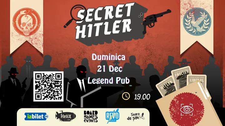 Iasi: Concurs de Secret Hitler @Board Games Events