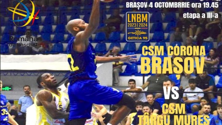 Brasov: Baschet CSM Corona Brasov – CSM Targu Mures