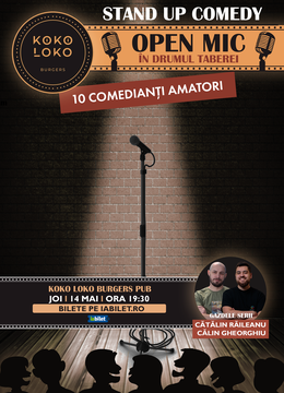 Seară de comedie la Koko Loko cu Călin Gheorghiu și Cătălin Răileanu