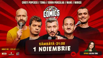 Stand-up cu Cristi Popesco, Sorin, Toma, Mane Voicu și Mirică  la Comics Club!