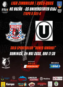 Buzău: Handbal | HC Buzău – CS Universitatea Cluj