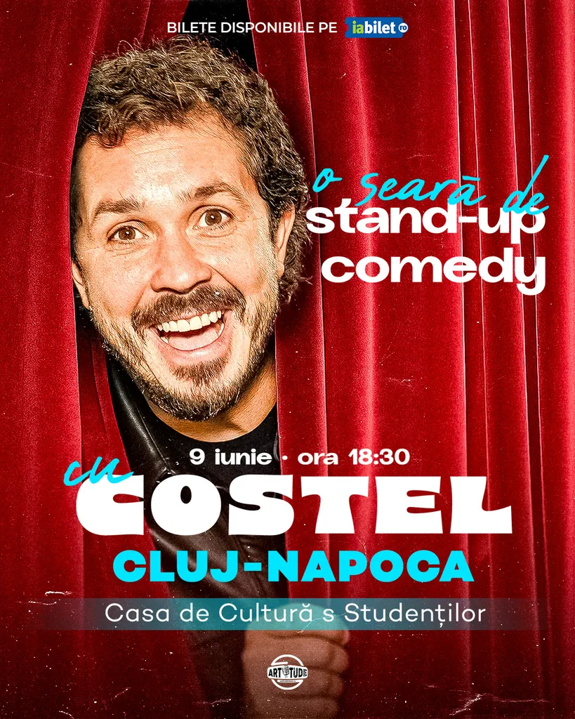 Cluj-Napoca: O seara de stand up comedy cu Costel