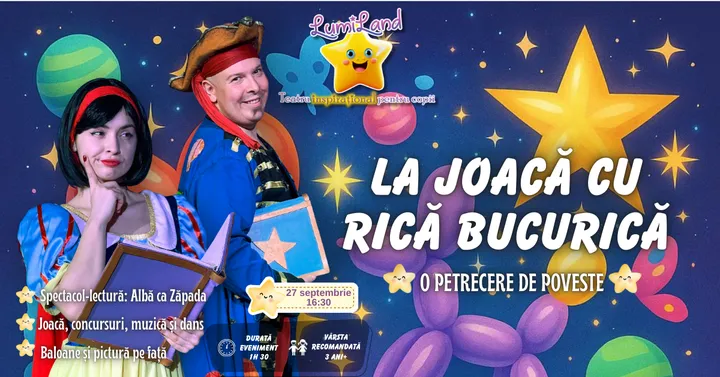 La joaca cu Rica Bucurica - Spectacol lectura: Alba ca Zapada
