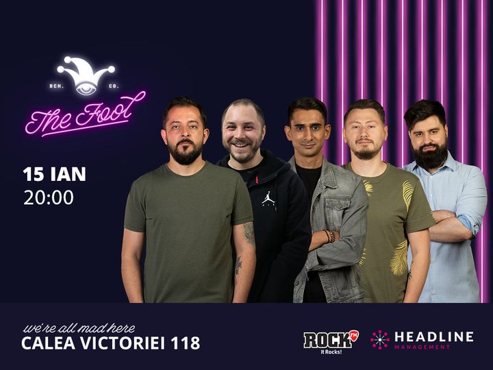 The Fool: Stand-up comedy cu Gherghe, Mălăele, Florin, Claudiu și Geo
