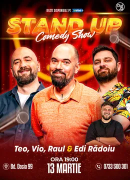 Stand-up Comedy cu Teo, Vio, Raul Gheba - Edi Rădoiu la Club 99