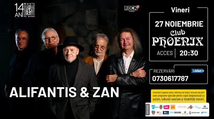 Constanța: Concert caritabil Nicu Alifantis & Zan