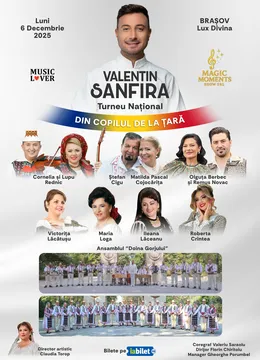 Brașov: Valentin Sanfira - "Din copilul de la țară"