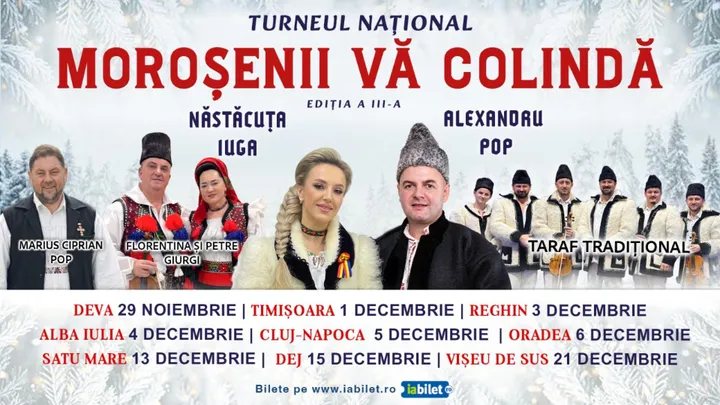 Turneu Moroșenii vă colindă