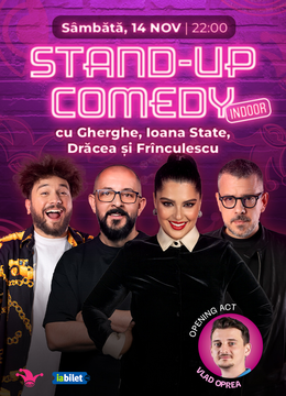 The Fool: Stand-up comedy cu Gherghe, Ioana State, Drăcea și Frînculescu
